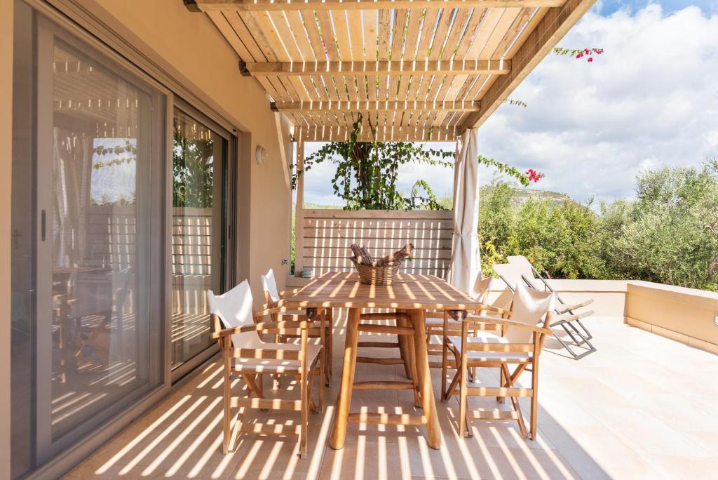 Balkón alebo terasa v ubytovaní Aelia Home Suites