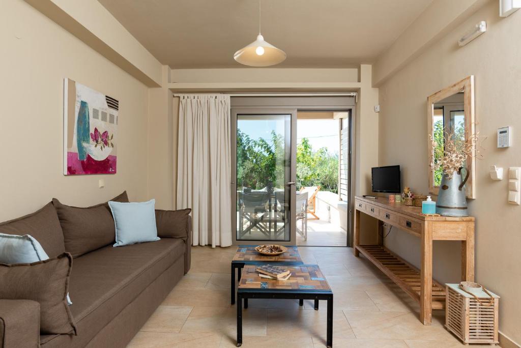 Posedenie v ubytovaní Aelia Home Suites