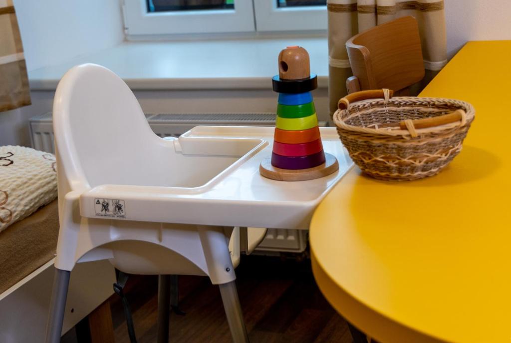 Posezení v ubytování Apartmány U Aloise