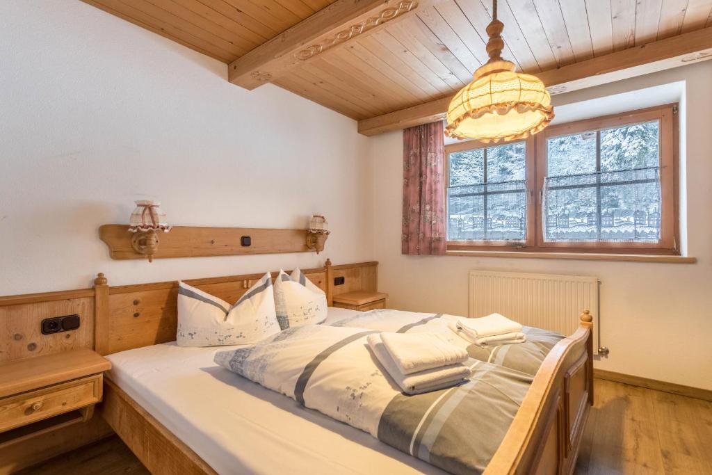 Ένα ή περισσότερα κρεβάτια σε δωμάτιο στο Schwüwong - Apartment 11