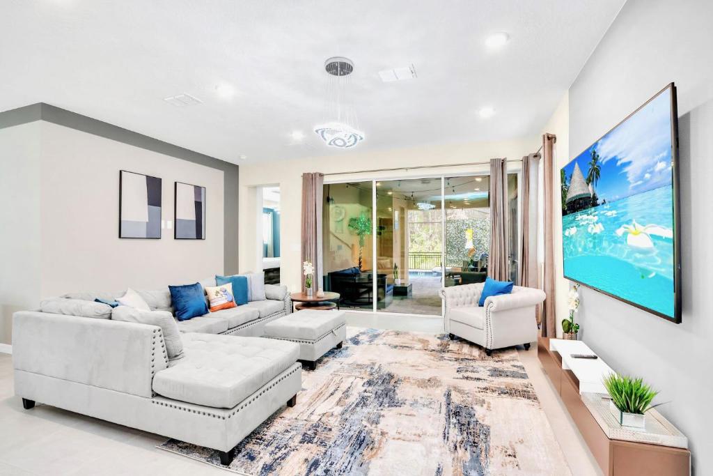 بيت عطلات Vibrant 7BR Home with Pool Hot tub and Games room (أمريكا