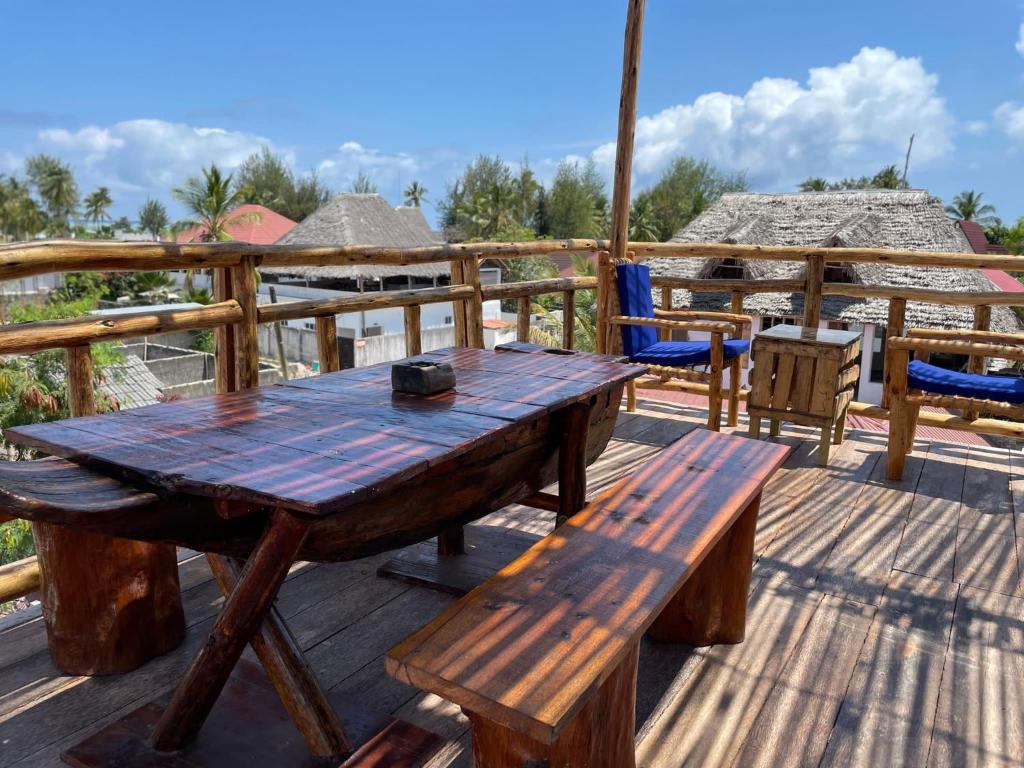 Balkón nebo terasa v ubytování Babalao Rooftop Hotel