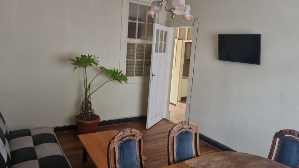 TV a/nebo společenská místnost v ubytování Casa Lidia