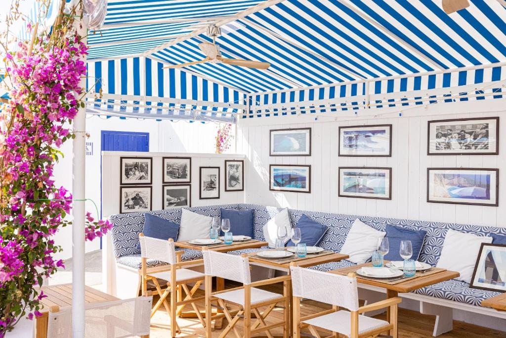 A seating area at Masseria Torre Coccaro