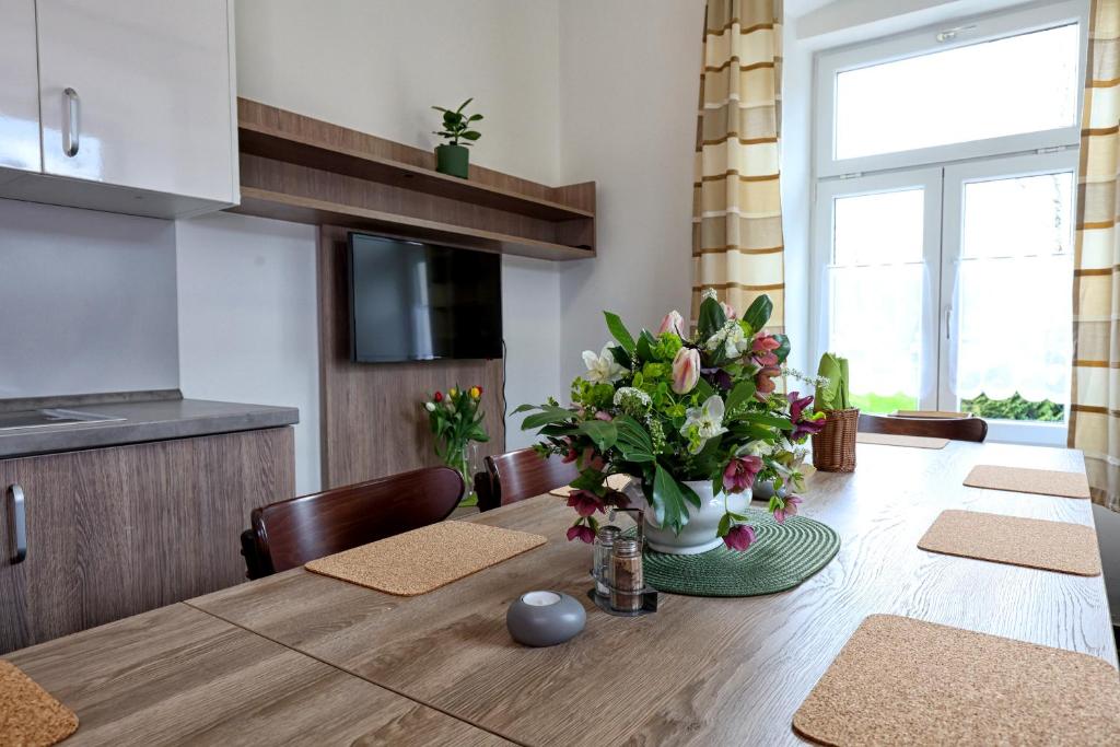 Posezení v ubytování Apartmány U Aloise