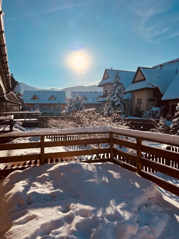 Widok na góry z tego apartamentu