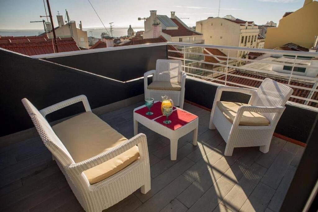 Balkon oz. terasa v nastanitvi Rooftop Terrace-Sao Gens Apartments