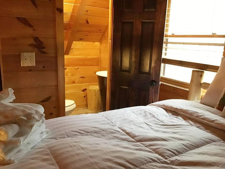 Ein Bett oder Betten in einem Zimmer der Unterkunft Dollywood! Brand new Dancing Bear 3-Bear Tracks