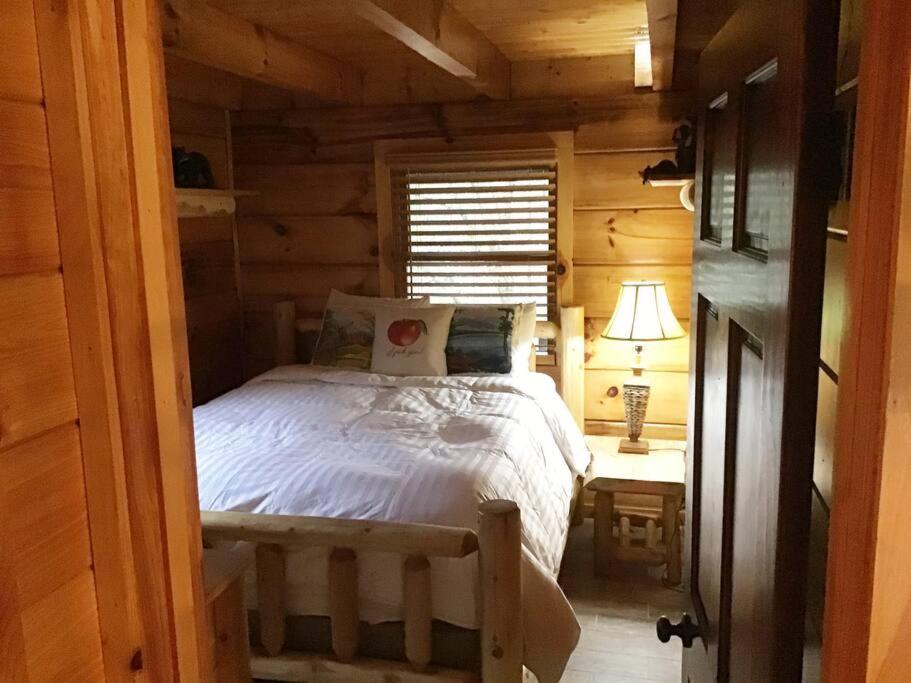Ein Bett oder Betten in einem Zimmer der Unterkunft Dollywood! Brand new Dancing Bear 3-Bear Tracks