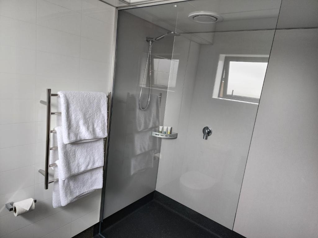 Koupelna v ubytování Auto Lodge Motel