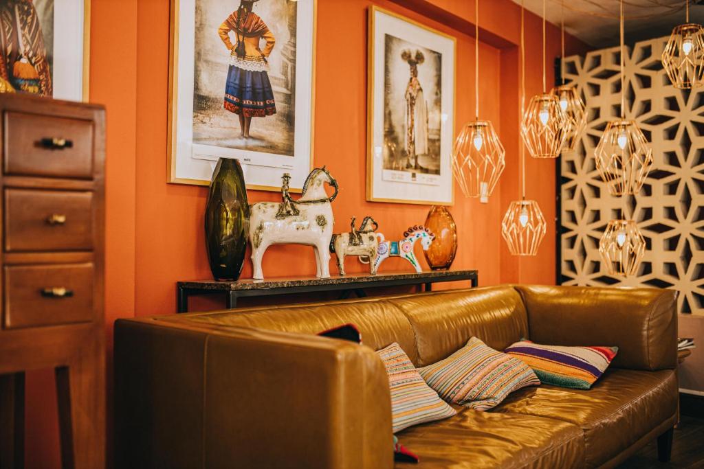 Posezení v ubytování Anden Inca Hotel