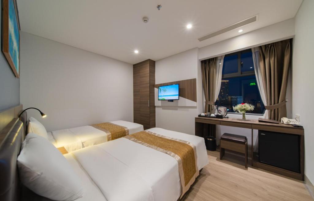 Phòng Superior 2 Giường Đơn Nhìn ra Thành phố