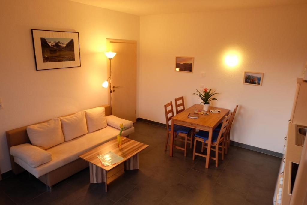 Posezení v ubytování Apart Panoramablick