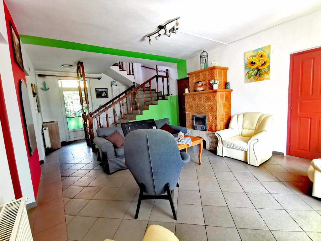 Posezení v ubytování Dolce Villa Balaton