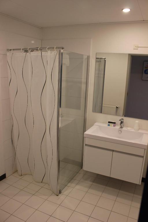 Koupelna v ubytování Hotel Hirtshals