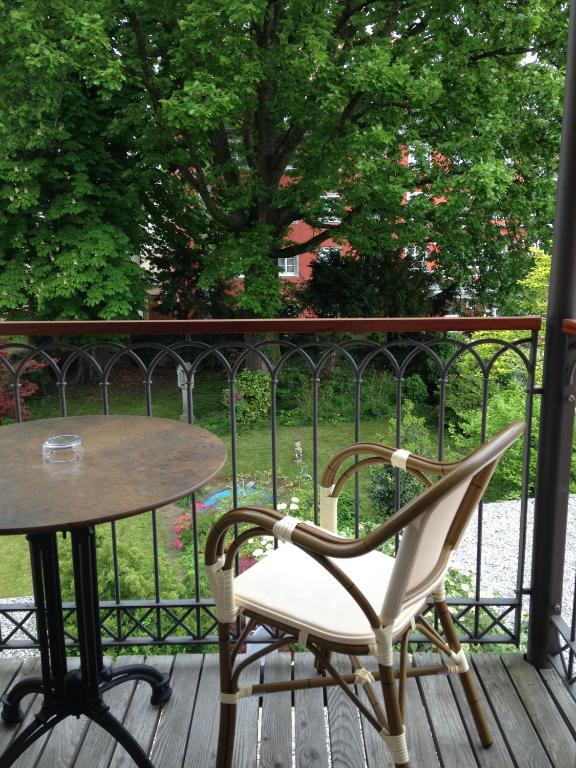 Balkón nebo terasa v ubytování Apartment Hotel Schreier
