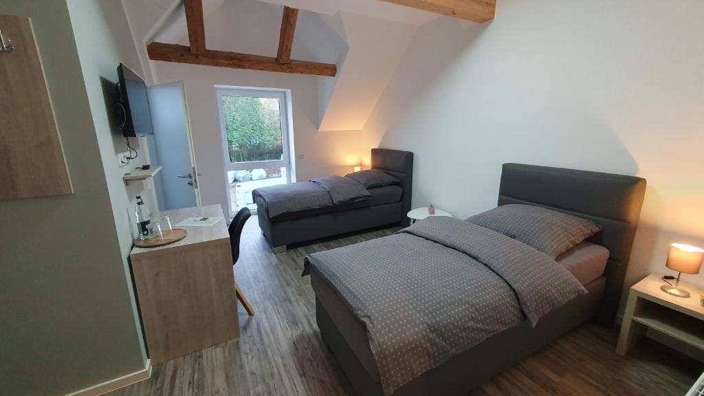 Messe- und Monteurzimmer in Müllingen - Double Room With Private Bathroom