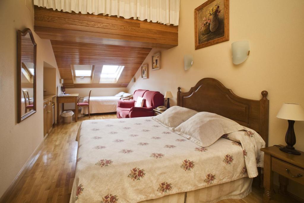 Postel nebo postele na pokoji v ubytování Hotel Ekai