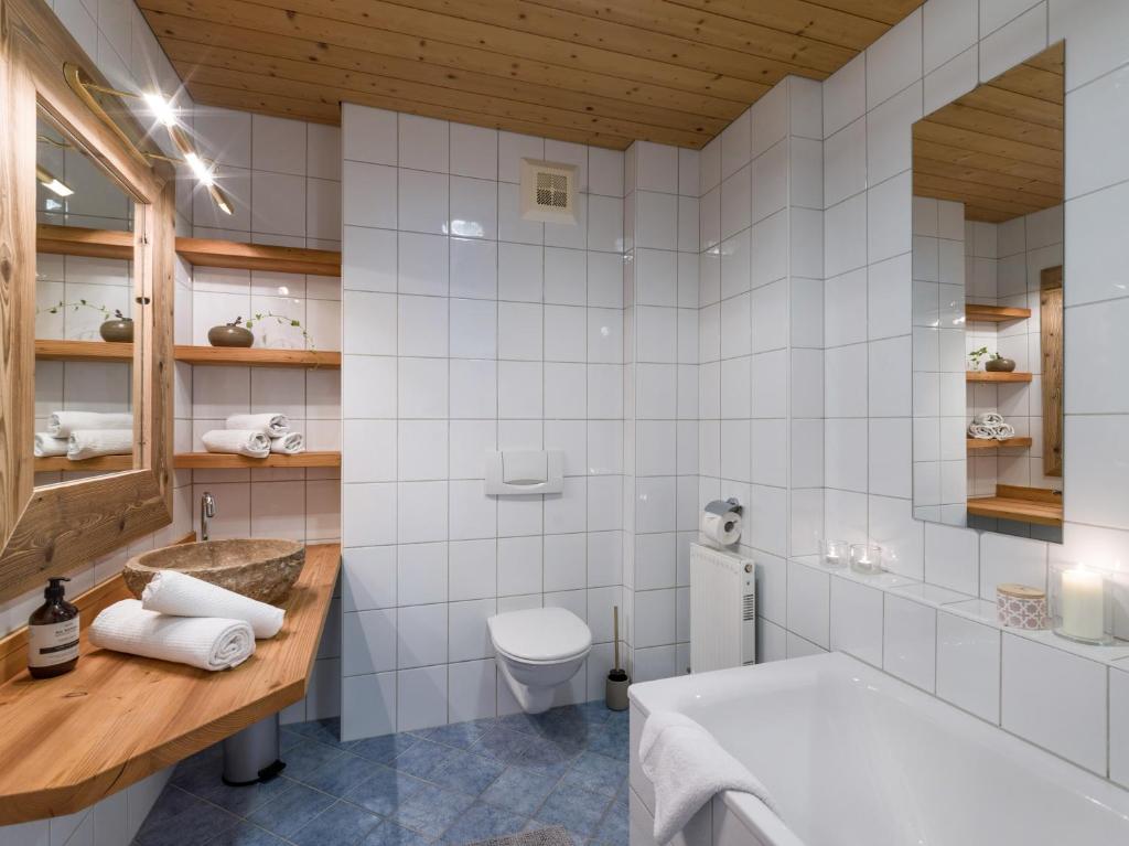 Kúpeľňa v ubytovaní Apart M