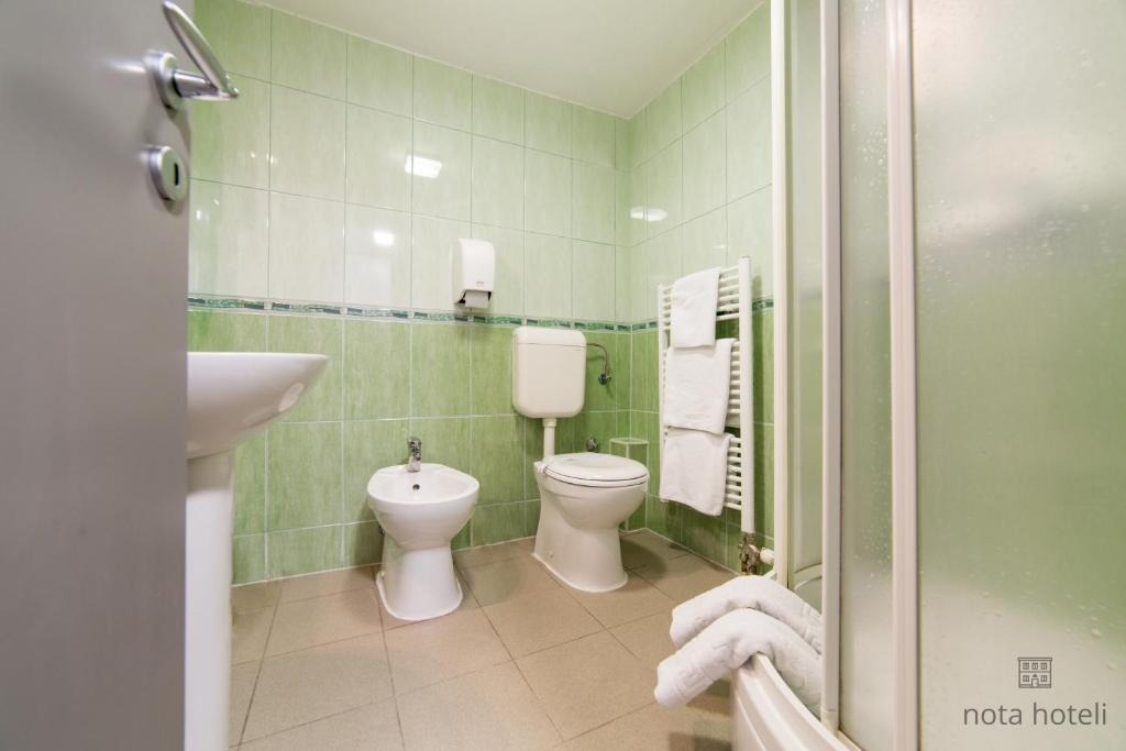 Kupatilo u objektu Hotel Sahat