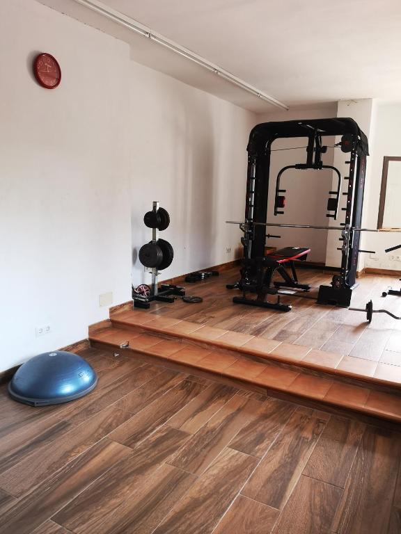 Posilňovňa alebo fitness centrum v ubytovaní Gálica 103