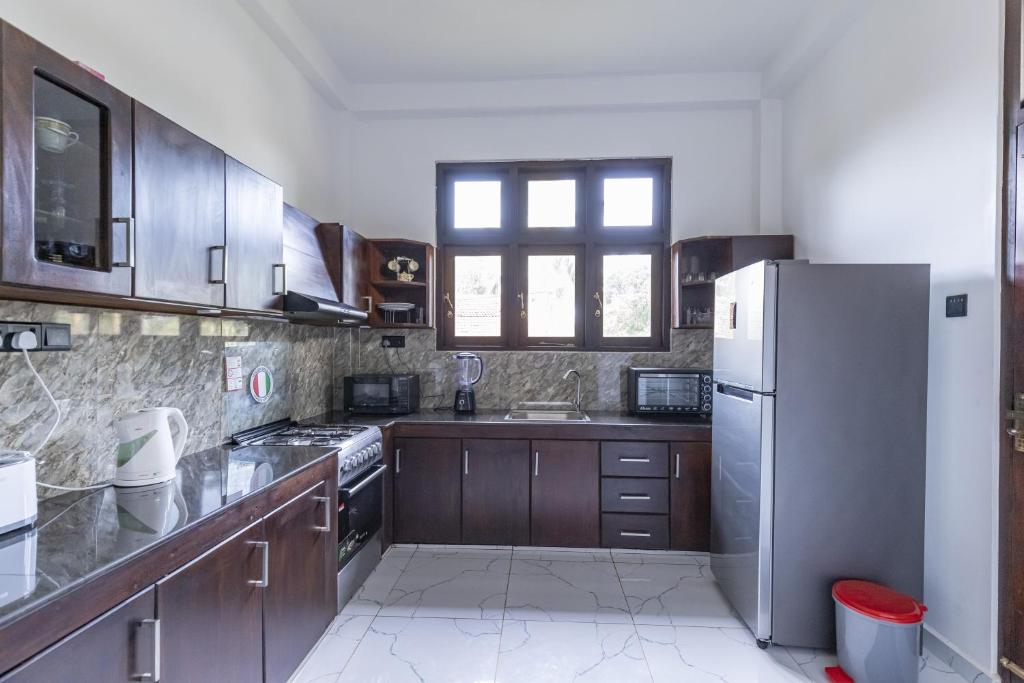 Kuchyň nebo kuchyňský kout v ubytování Blueray Villa