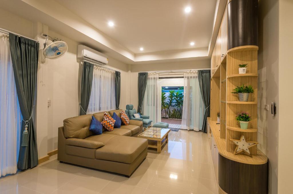 Posezení v ubytování Aonang sealight pool villa