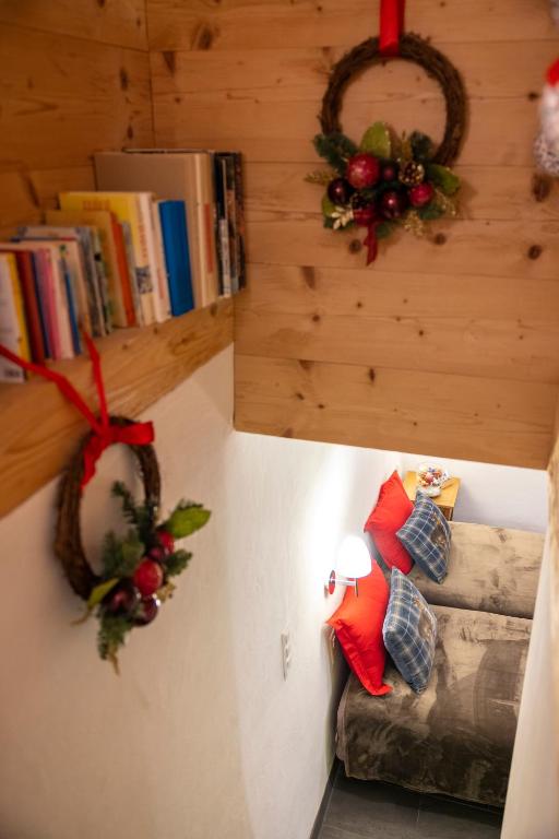 Knihovna v prázdninového domu