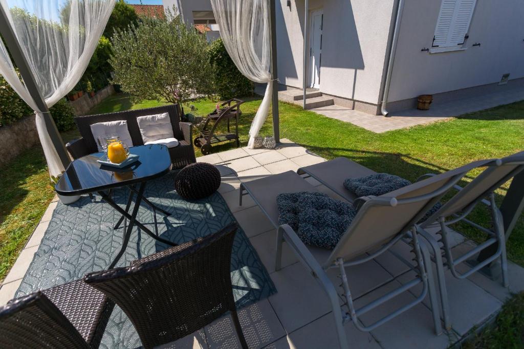 Posezení v ubytování Apartments Kaya