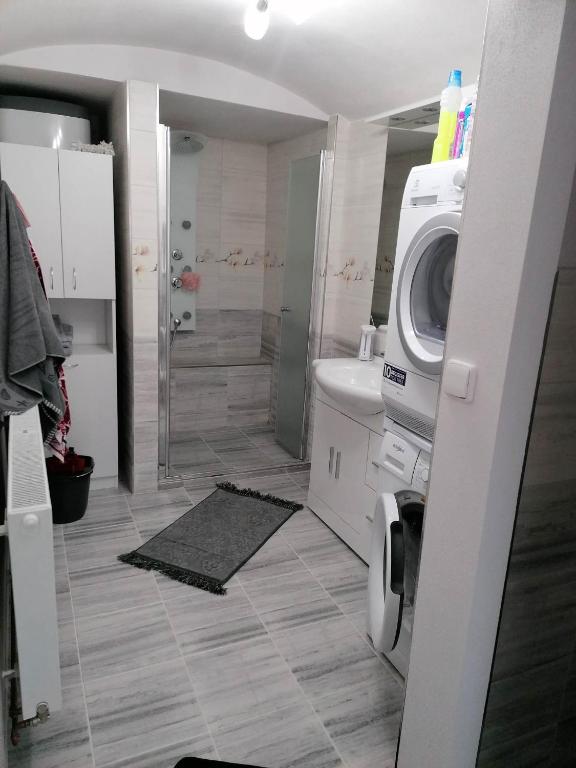 Koupelna v ubytování Ubytování Dobešov