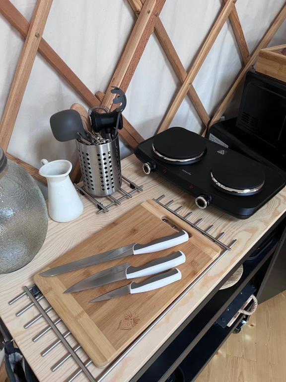 Dapur atau dapur kecil di Yary Yurt