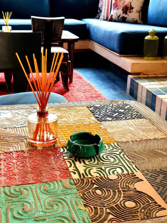 Posezení v ubytování Casa Taos