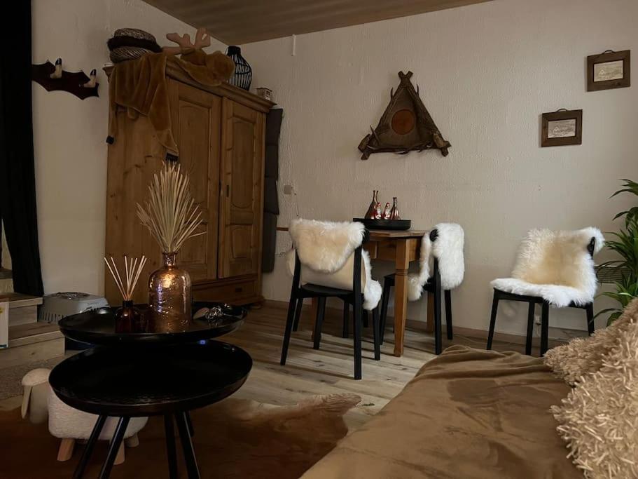 Posezení v ubytování Cabane La Folie Douce