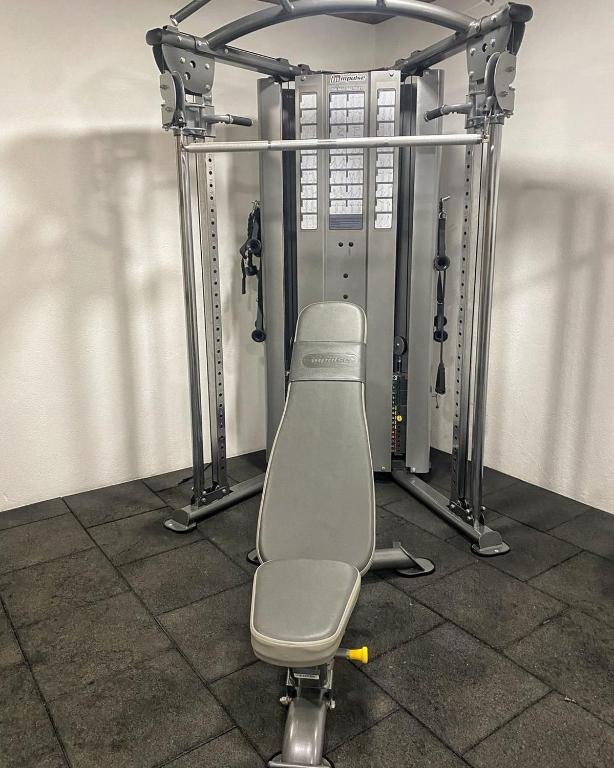 Fitness centrum a/nebo fitness zařízení v ubytování Hotel Leshten