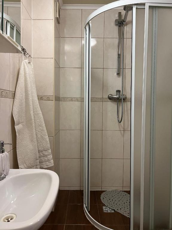 Kúpeľňa v ubytovaní Na Poddaszu - apartament na wyłączność