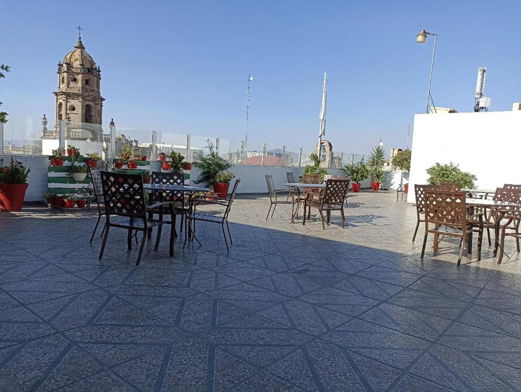 Restaurace v ubytování Roma Guadalajara in downtown