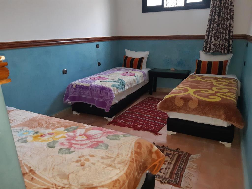 Postel nebo postele na pokoji v ubytování Riad Bab Imlil