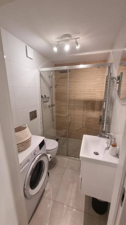 Kúpeľňa v ubytovaní Korona Pienin Domki & Apartamenty