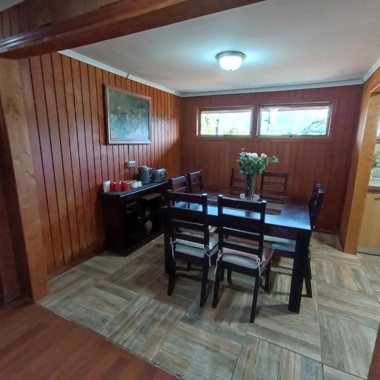 Posezení v ubytování Hostal Mahuida