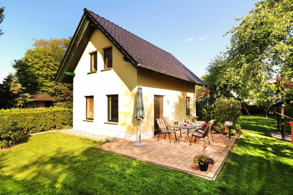 En have udenfor Ferienhaus Wolfgram