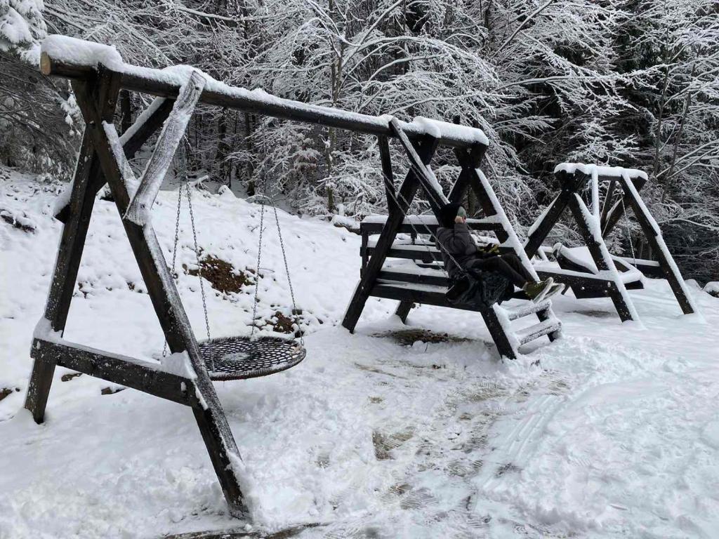 DACHA на Магурі v zimě