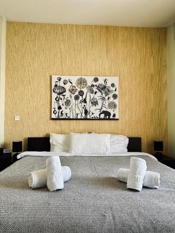 Posteľ alebo postele v izbe v ubytovaní Cozy Apartments Mc Queen