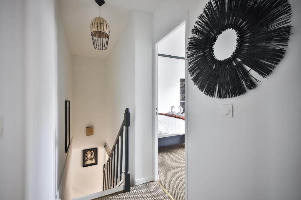 Posteľ alebo postele v izbe v ubytovaní 2.Luxueux Duplex 6/8pers/Full Equipped/République