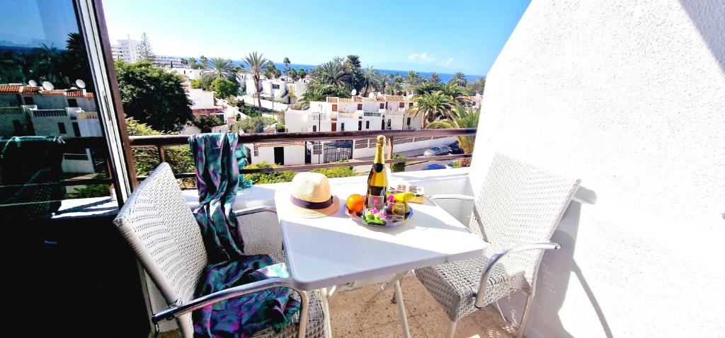 Balkón nebo terasa v ubytování AGAVES OCEAN VIEW