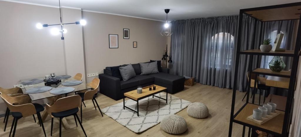 Posezení v ubytování MiTRa Luxury Apartments