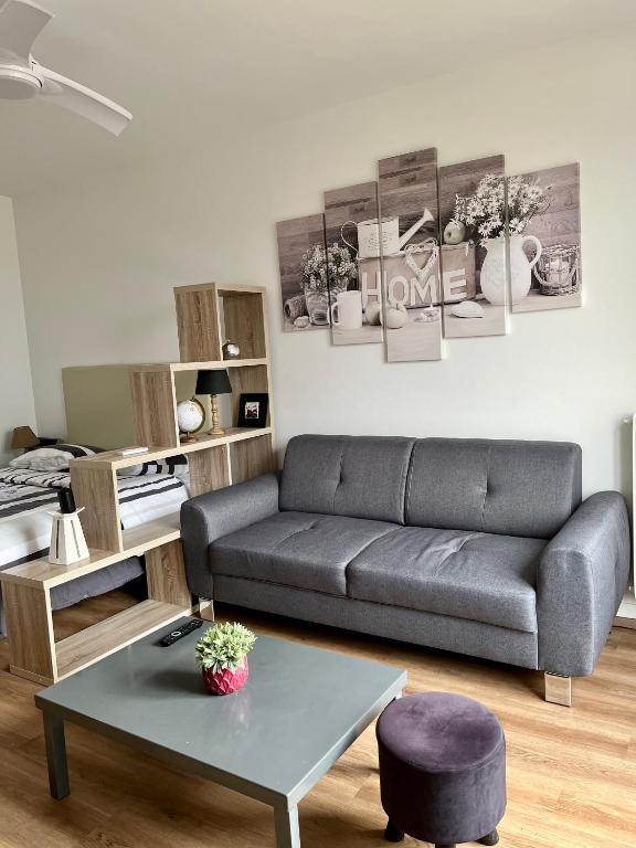 Kuchyňa alebo kuchynka v ubytovaní Appartement rue Condorcet parking privé- DABNB