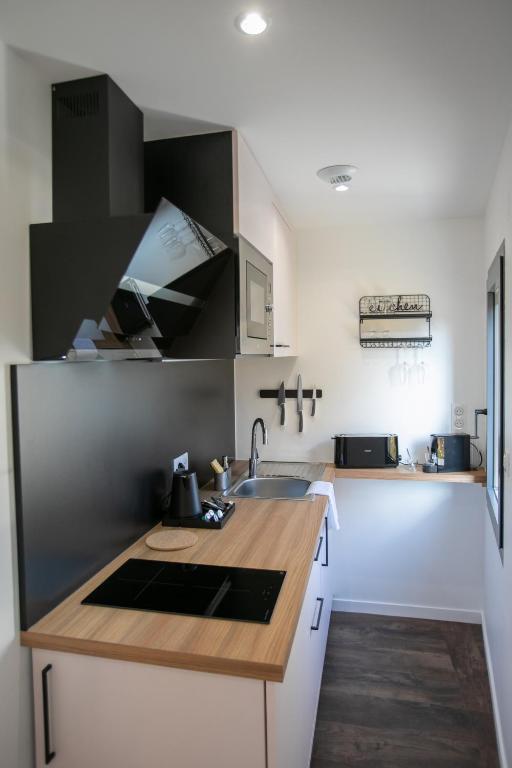 Kuchyňa alebo kuchynka v ubytovaní Le Maleville - Appartements de Standing