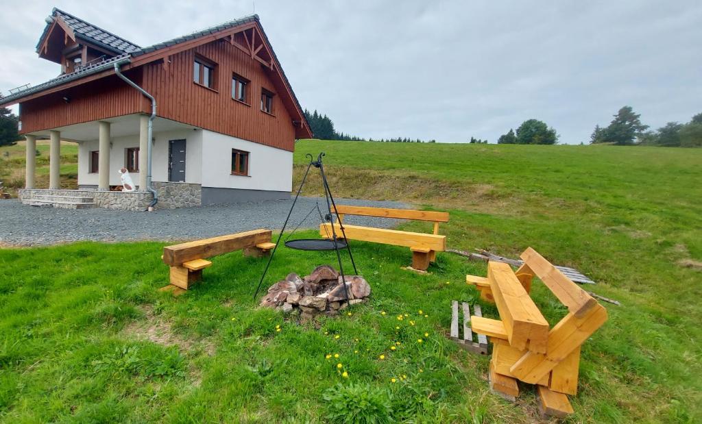 Vonkajšia záhrada v ubytovaní Orle Gniazdo