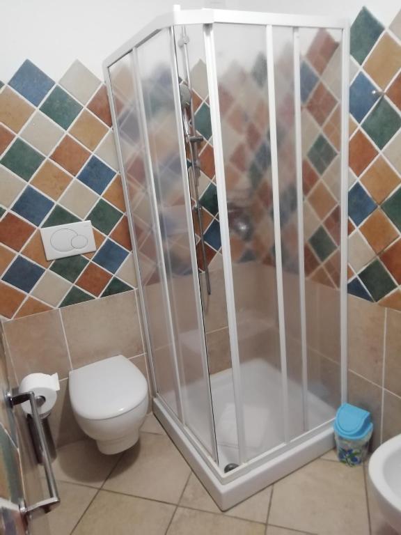 Koupelna v ubytování B&B Acquamarina Villasimius