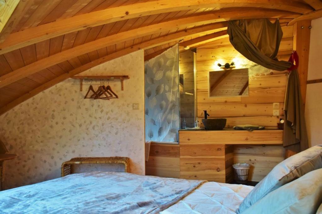 Au-Dela des Nuages, Maison d'hôtes insolite & SPA - Tweepersoonskamer Met Eigen Badkamer